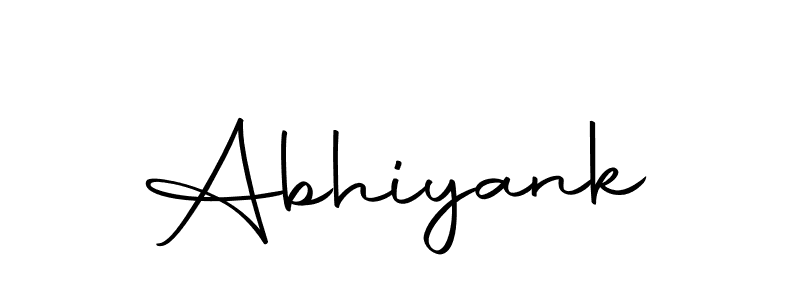 Make a beautiful signature design for name Abhiyank. With this signature (Autography-DOLnW) style, you can create a handwritten signature for free. Abhiyank signature style 10 images and pictures png