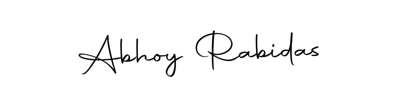 The best way (Autography-DOLnW) to make a short signature is to pick only two or three words in your name. The name Abhoy Rabidas include a total of six letters. For converting this name. Abhoy Rabidas signature style 10 images and pictures png