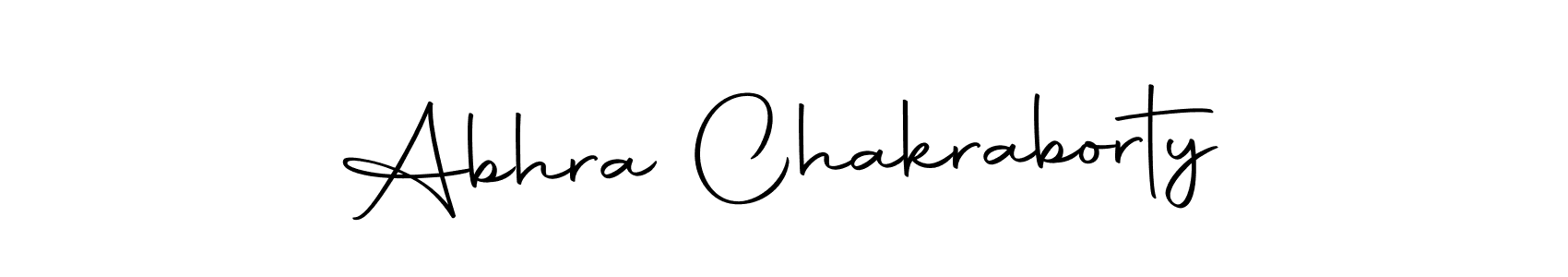 How to make Abhra Chakraborty signature? Autography-DOLnW is a professional autograph style. Create handwritten signature for Abhra Chakraborty name. Abhra Chakraborty signature style 10 images and pictures png