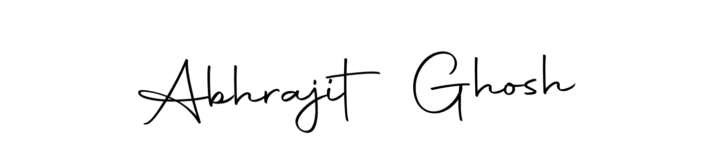 Create a beautiful signature design for name Abhrajit Ghosh. With this signature (Autography-DOLnW) fonts, you can make a handwritten signature for free. Abhrajit Ghosh signature style 10 images and pictures png