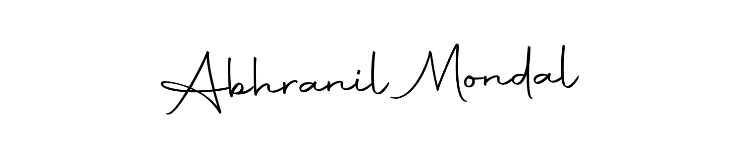 It looks lik you need a new signature style for name Abhranil Mondal. Design unique handwritten (Autography-DOLnW) signature with our free signature maker in just a few clicks. Abhranil Mondal signature style 10 images and pictures png