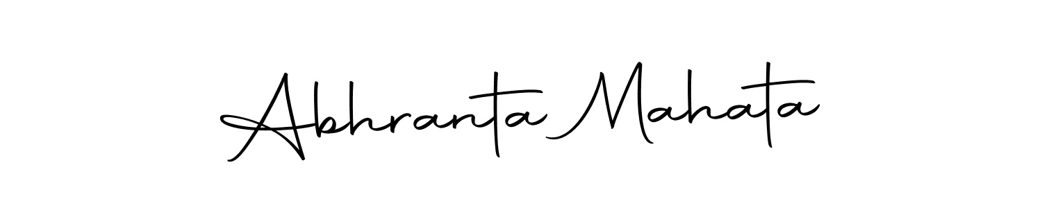 Also we have Abhranta Mahata name is the best signature style. Create professional handwritten signature collection using Autography-DOLnW autograph style. Abhranta Mahata signature style 10 images and pictures png