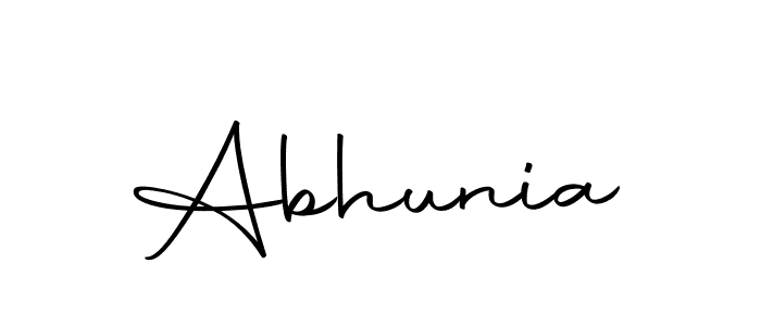 The best way (Autography-DOLnW) to make a short signature is to pick only two or three words in your name. The name Abhunia include a total of six letters. For converting this name. Abhunia signature style 10 images and pictures png