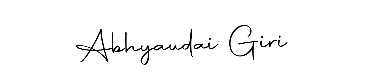 Design your own signature with our free online signature maker. With this signature software, you can create a handwritten (Autography-DOLnW) signature for name Abhyaudai Giri. Abhyaudai Giri signature style 10 images and pictures png