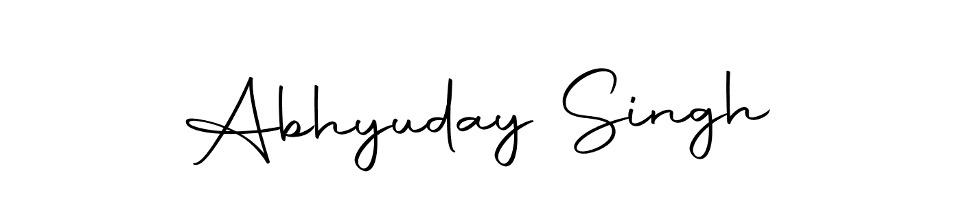 It looks lik you need a new signature style for name Abhyuday Singh. Design unique handwritten (Autography-DOLnW) signature with our free signature maker in just a few clicks. Abhyuday Singh signature style 10 images and pictures png