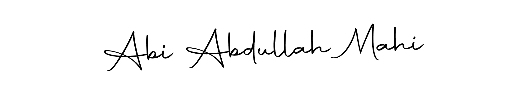 Make a beautiful signature design for name Abi Abdullah Mahi. Use this online signature maker to create a handwritten signature for free. Abi Abdullah Mahi signature style 10 images and pictures png