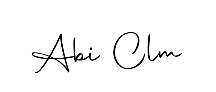 Similarly Autography-DOLnW is the best handwritten signature design. Signature creator online .You can use it as an online autograph creator for name Abi Clm. Abi Clm signature style 10 images and pictures png