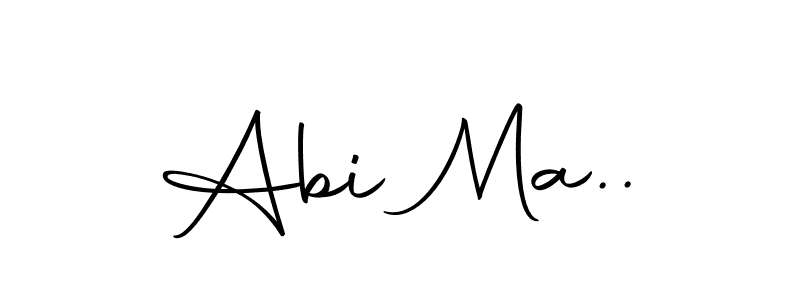 You can use this online signature creator to create a handwritten signature for the name Abi Ma... This is the best online autograph maker. Abi Ma.. signature style 10 images and pictures png