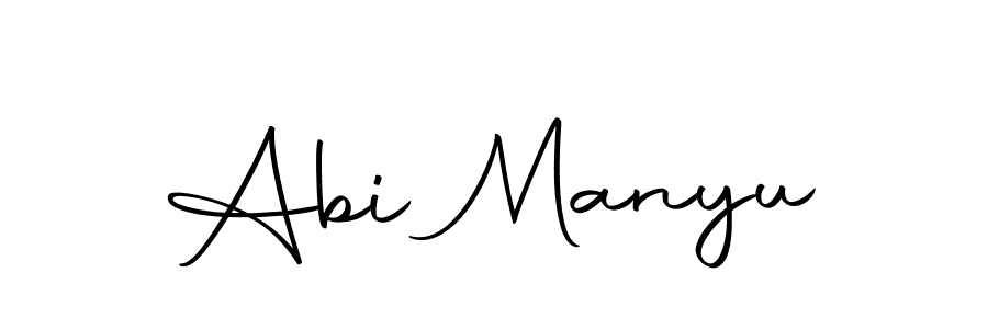 Abi Manyu stylish signature style. Best Handwritten Sign (Autography-DOLnW) for my name. Handwritten Signature Collection Ideas for my name Abi Manyu. Abi Manyu signature style 10 images and pictures png