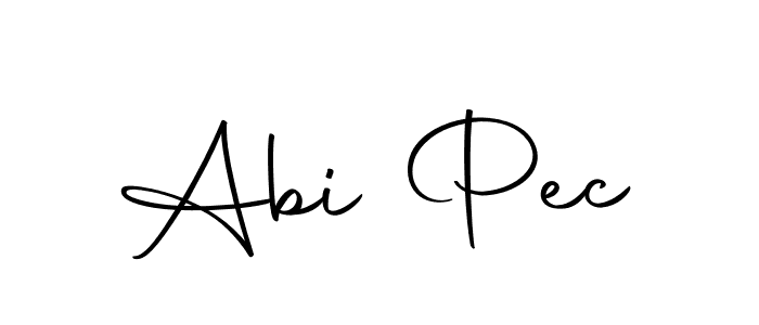 The best way (Autography-DOLnW) to make a short signature is to pick only two or three words in your name. The name Abi Pec include a total of six letters. For converting this name. Abi Pec signature style 10 images and pictures png