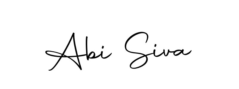 Use a signature maker to create a handwritten signature online. With this signature software, you can design (Autography-DOLnW) your own signature for name Abi Siva. Abi Siva signature style 10 images and pictures png