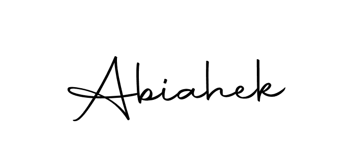 if you are searching for the best signature style for your name Abiahek. so please give up your signature search. here we have designed multiple signature styles  using Autography-DOLnW. Abiahek signature style 10 images and pictures png