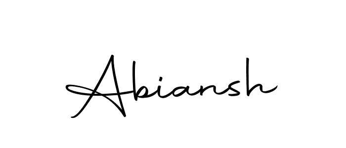 Make a beautiful signature design for name Abiansh. With this signature (Autography-DOLnW) style, you can create a handwritten signature for free. Abiansh signature style 10 images and pictures png