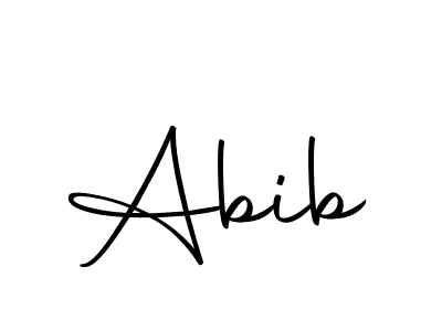Use a signature maker to create a handwritten signature online. With this signature software, you can design (Autography-DOLnW) your own signature for name Abib. Abib signature style 10 images and pictures png