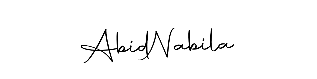 It looks lik you need a new signature style for name Abid  Nabila. Design unique handwritten (Autography-DOLnW) signature with our free signature maker in just a few clicks. Abid  Nabila signature style 10 images and pictures png