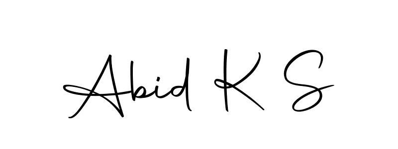 How to make Abid K S signature? Autography-DOLnW is a professional autograph style. Create handwritten signature for Abid K S name. Abid K S signature style 10 images and pictures png