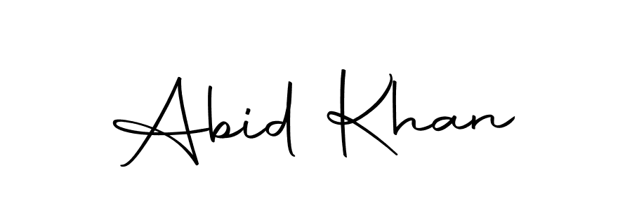 Use a signature maker to create a handwritten signature online. With this signature software, you can design (Autography-DOLnW) your own signature for name Abid Khan. Abid Khan signature style 10 images and pictures png