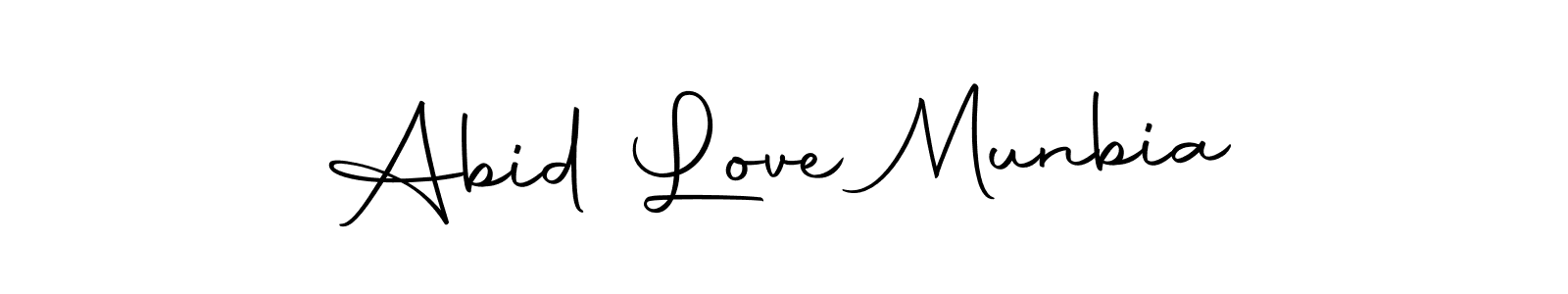 It looks lik you need a new signature style for name Abid Love Munbia. Design unique handwritten (Autography-DOLnW) signature with our free signature maker in just a few clicks. Abid Love Munbia signature style 10 images and pictures png