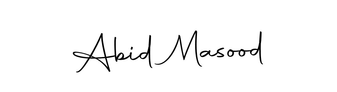 Make a beautiful signature design for name Abid Masood. Use this online signature maker to create a handwritten signature for free. Abid Masood signature style 10 images and pictures png