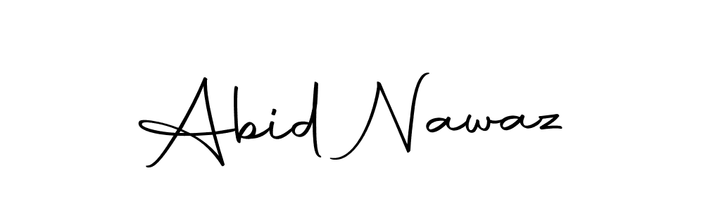 Make a beautiful signature design for name Abid Nawaz. Use this online signature maker to create a handwritten signature for free. Abid Nawaz signature style 10 images and pictures png