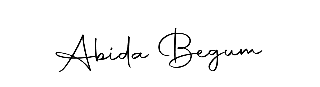 Design your own signature with our free online signature maker. With this signature software, you can create a handwritten (Autography-DOLnW) signature for name Abida Begum. Abida Begum signature style 10 images and pictures png