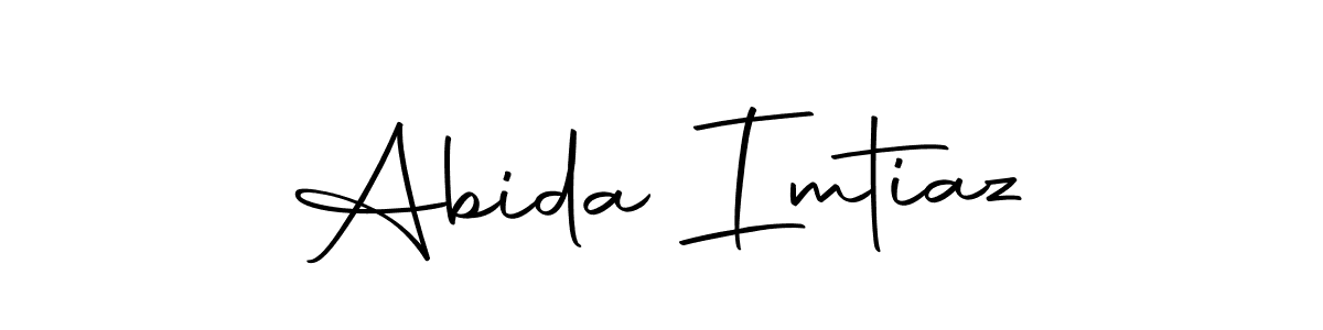 Make a beautiful signature design for name Abida Imtiaz. With this signature (Autography-DOLnW) style, you can create a handwritten signature for free. Abida Imtiaz signature style 10 images and pictures png