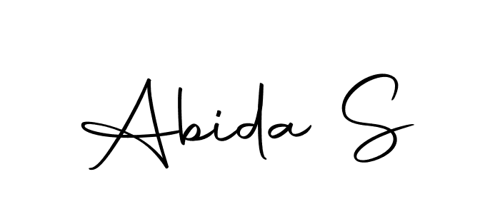 How to make Abida S signature? Autography-DOLnW is a professional autograph style. Create handwritten signature for Abida S name. Abida S signature style 10 images and pictures png