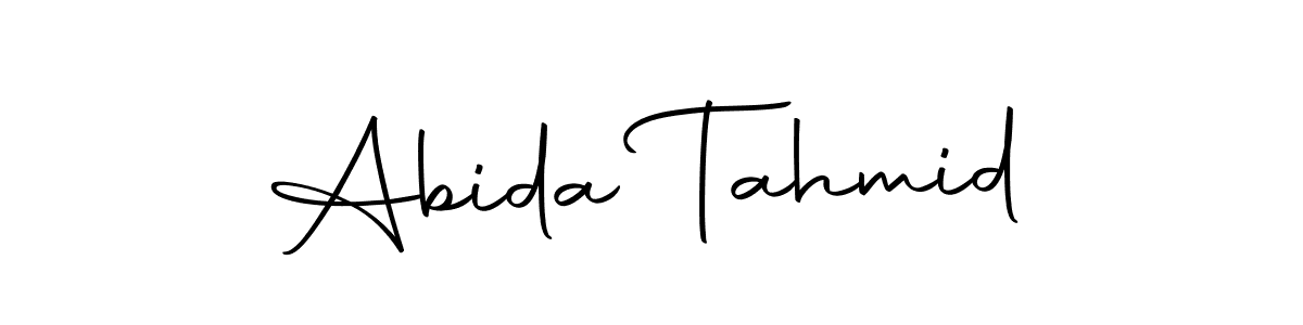 Similarly Autography-DOLnW is the best handwritten signature design. Signature creator online .You can use it as an online autograph creator for name Abida Tahmid. Abida Tahmid signature style 10 images and pictures png