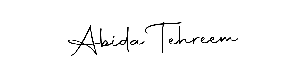 How to make Abida Tehreem signature? Autography-DOLnW is a professional autograph style. Create handwritten signature for Abida Tehreem name. Abida Tehreem signature style 10 images and pictures png