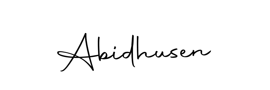 Make a beautiful signature design for name Abidhusen. With this signature (Autography-DOLnW) style, you can create a handwritten signature for free. Abidhusen signature style 10 images and pictures png