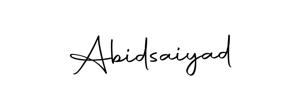 Make a beautiful signature design for name Abidsaiyad. With this signature (Autography-DOLnW) style, you can create a handwritten signature for free. Abidsaiyad signature style 10 images and pictures png