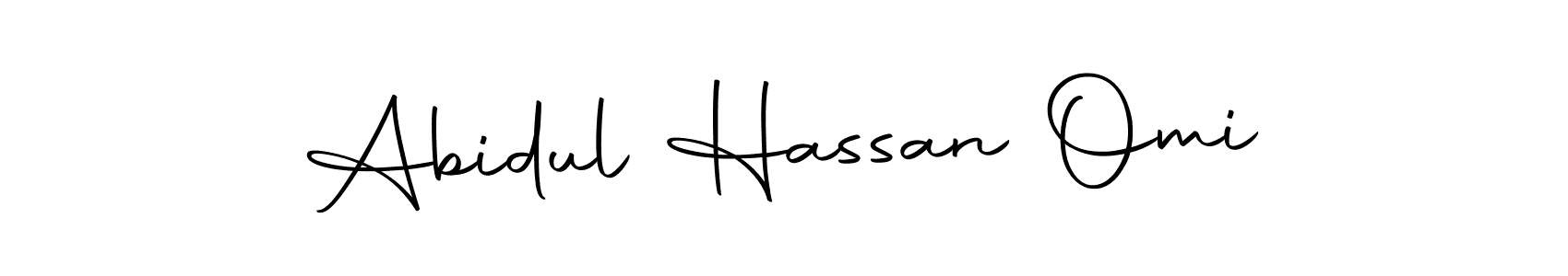 Use a signature maker to create a handwritten signature online. With this signature software, you can design (Autography-DOLnW) your own signature for name Abidul Hassan Omi. Abidul Hassan Omi signature style 10 images and pictures png