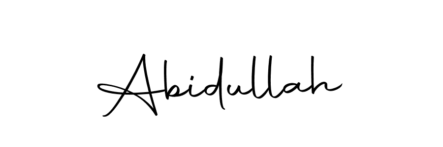 if you are searching for the best signature style for your name Abidullah. so please give up your signature search. here we have designed multiple signature styles  using Autography-DOLnW. Abidullah signature style 10 images and pictures png