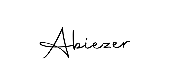 Create a beautiful signature design for name Abiezer. With this signature (Autography-DOLnW) fonts, you can make a handwritten signature for free. Abiezer signature style 10 images and pictures png