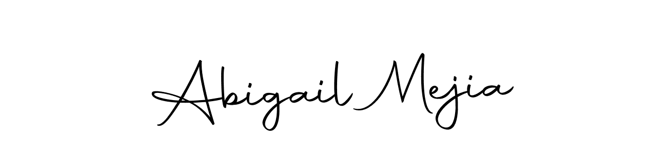Make a beautiful signature design for name Abigail Mejia. With this signature (Autography-DOLnW) style, you can create a handwritten signature for free. Abigail Mejia signature style 10 images and pictures png