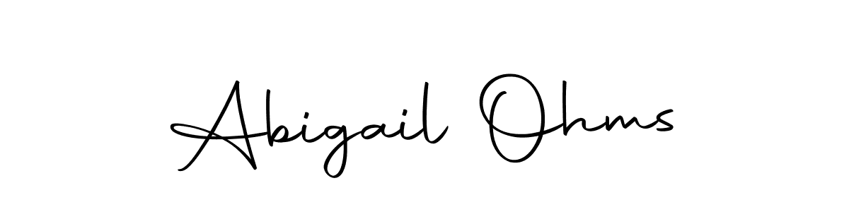 Best and Professional Signature Style for Abigail Ohms. Autography-DOLnW Best Signature Style Collection. Abigail Ohms signature style 10 images and pictures png