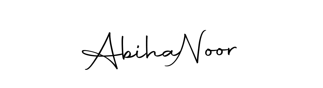 You should practise on your own different ways (Autography-DOLnW) to write your name (Abiha  Noor) in signature. don't let someone else do it for you. Abiha  Noor signature style 10 images and pictures png