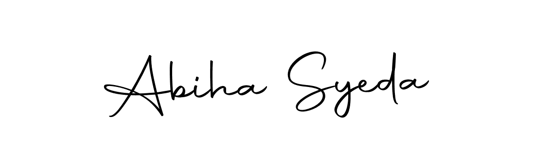 Make a short Abiha Syeda signature style. Manage your documents anywhere anytime using Autography-DOLnW. Create and add eSignatures, submit forms, share and send files easily. Abiha Syeda signature style 10 images and pictures png