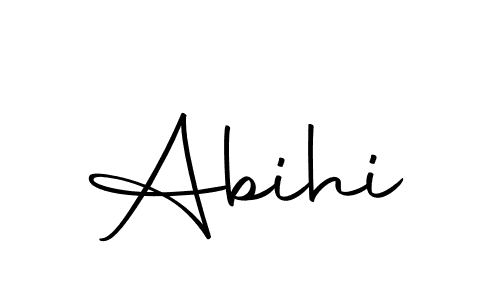 Make a beautiful signature design for name Abihi. With this signature (Autography-DOLnW) style, you can create a handwritten signature for free. Abihi signature style 10 images and pictures png