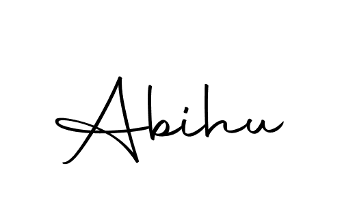 Make a beautiful signature design for name Abihu. Use this online signature maker to create a handwritten signature for free. Abihu signature style 10 images and pictures png