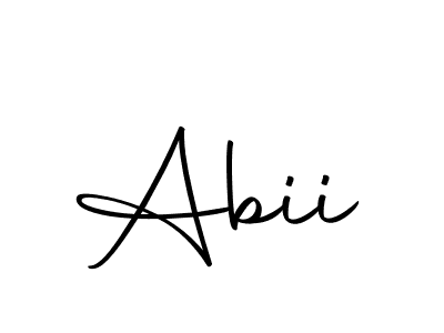 Make a beautiful signature design for name Abii. With this signature (Autography-DOLnW) style, you can create a handwritten signature for free. Abii signature style 10 images and pictures png