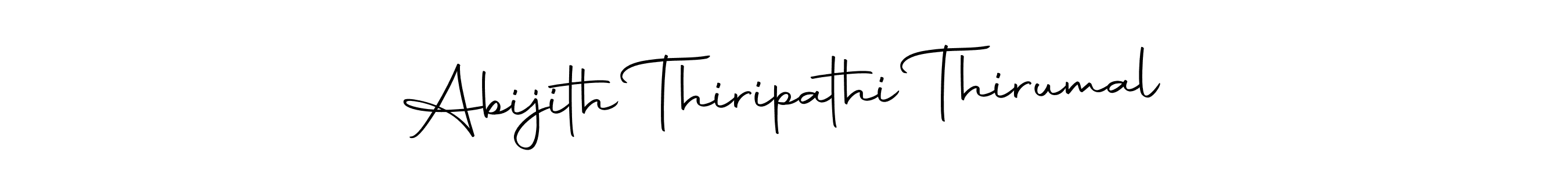 You should practise on your own different ways (Autography-DOLnW) to write your name (Abijith Thiripathi Thirumal) in signature. don't let someone else do it for you. Abijith Thiripathi Thirumal signature style 10 images and pictures png