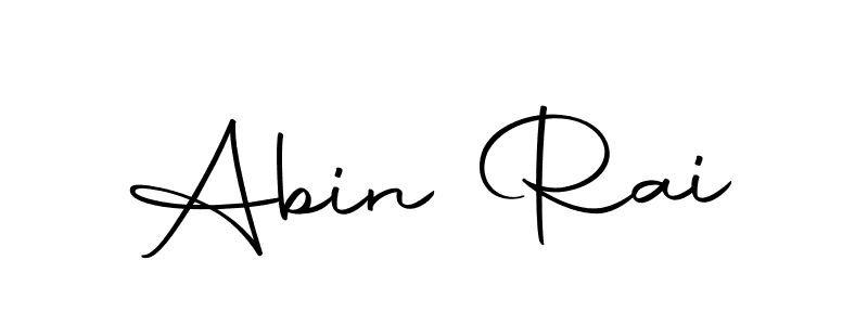 You should practise on your own different ways (Autography-DOLnW) to write your name (Abin Rai) in signature. don't let someone else do it for you. Abin Rai signature style 10 images and pictures png