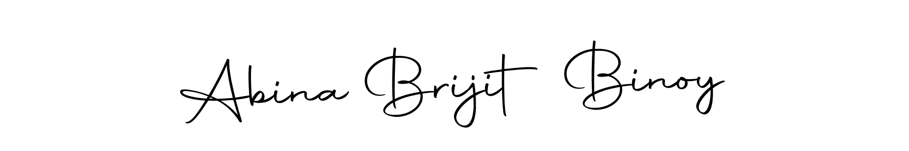 Here are the top 10 professional signature styles for the name Abina Brijit Binoy. These are the best autograph styles you can use for your name. Abina Brijit Binoy signature style 10 images and pictures png