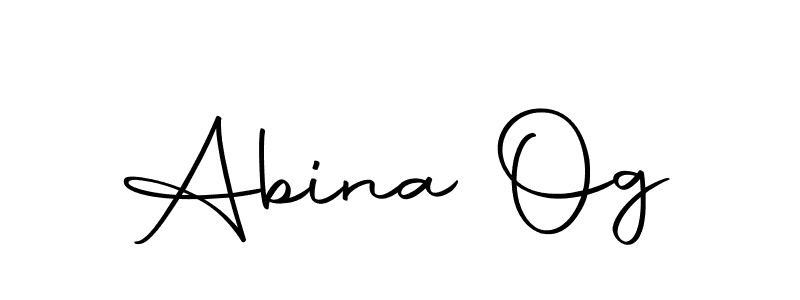 Make a beautiful signature design for name Abina Og. Use this online signature maker to create a handwritten signature for free. Abina Og signature style 10 images and pictures png