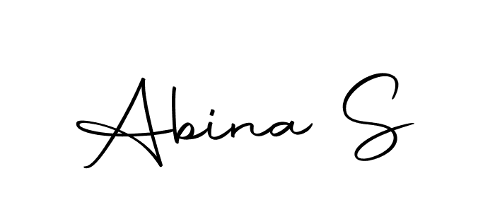 Also we have Abina S name is the best signature style. Create professional handwritten signature collection using Autography-DOLnW autograph style. Abina S signature style 10 images and pictures png