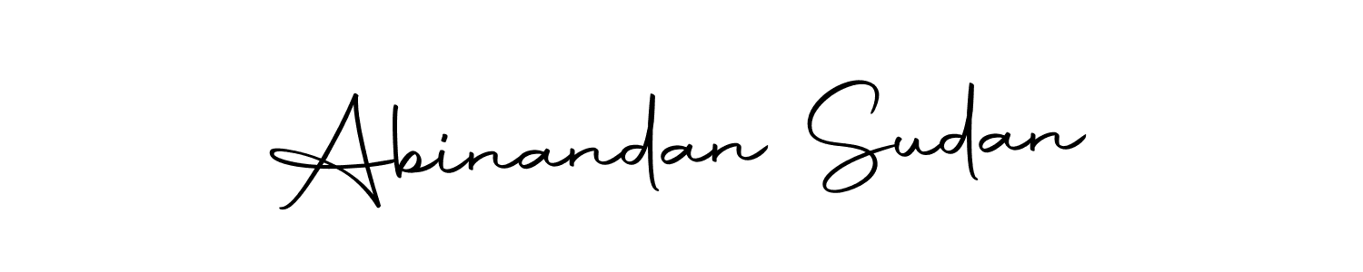 Use a signature maker to create a handwritten signature online. With this signature software, you can design (Autography-DOLnW) your own signature for name Abinandan Sudan. Abinandan Sudan signature style 10 images and pictures png