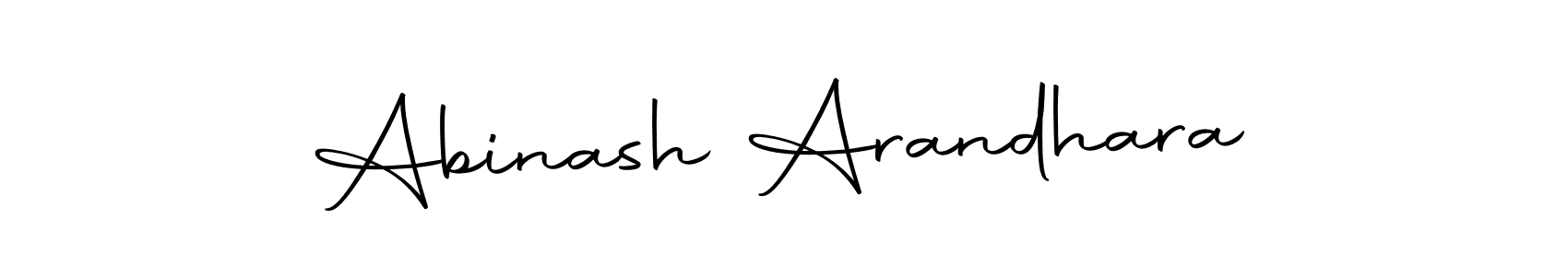 How to make Abinash Arandhara name signature. Use Autography-DOLnW style for creating short signs online. This is the latest handwritten sign. Abinash Arandhara signature style 10 images and pictures png