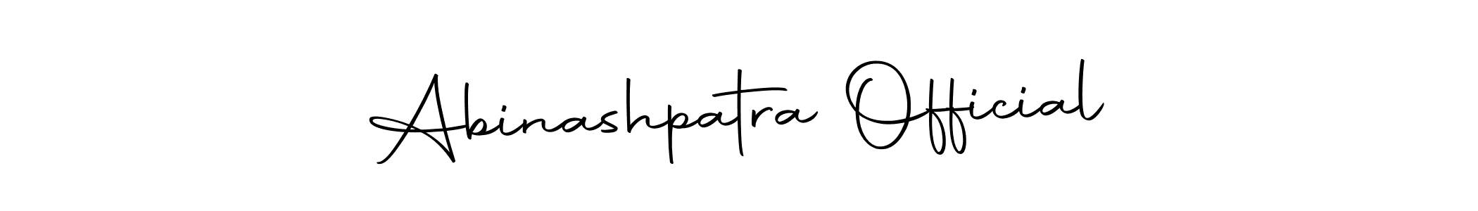 Create a beautiful signature design for name Abinashpatra Official. With this signature (Autography-DOLnW) fonts, you can make a handwritten signature for free. Abinashpatra Official signature style 10 images and pictures png