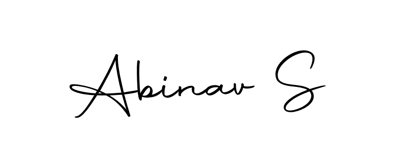 Abinav S stylish signature style. Best Handwritten Sign (Autography-DOLnW) for my name. Handwritten Signature Collection Ideas for my name Abinav S. Abinav S signature style 10 images and pictures png